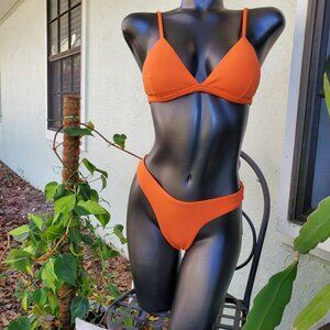 Brazilian Bikini - Orange - asa delta